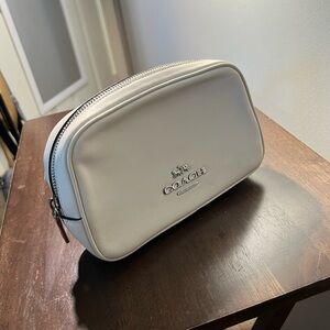 Coach Men's Cream Toiletry Bag